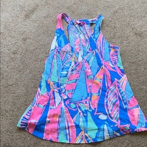 Lily Pulitzer sailboat print tank top